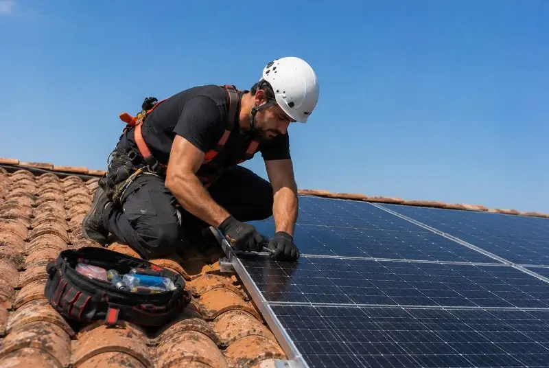 Maintenance et monitoring de panneaux solaires à Fougères