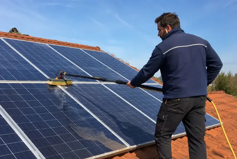 Nettoyage et entretien de panneaux solaires à Fougères